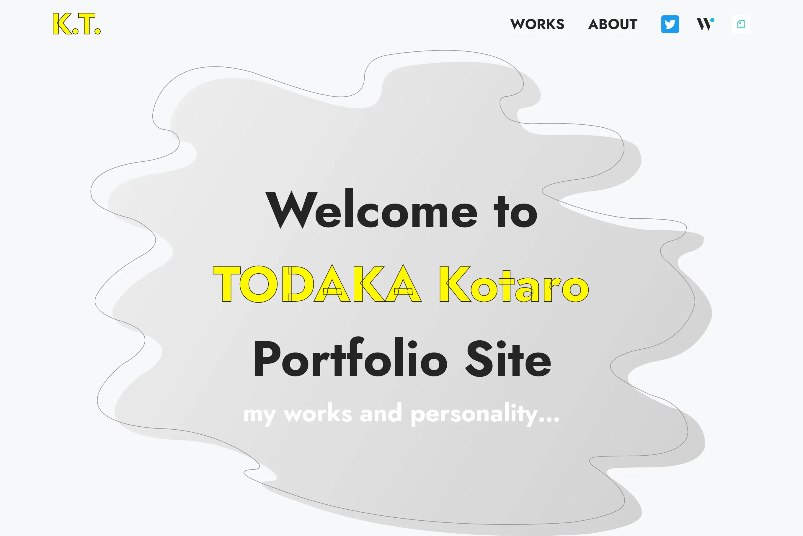 Todaka Kotaro Portfolio Site